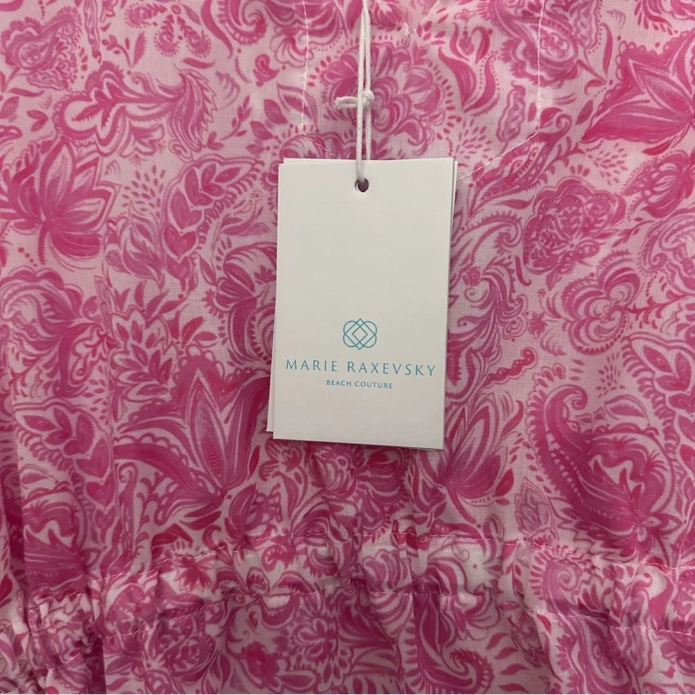 NWT‎ Marie Raxevsky GIRL'S KAFTAN PAISLEY PINK size 6/8